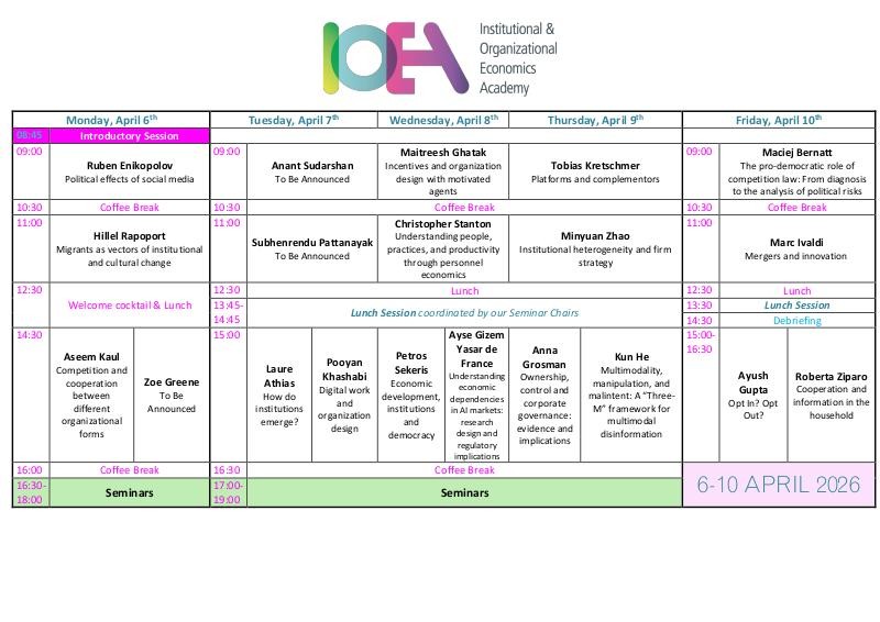 IOEA 2026 Program